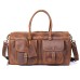 Travel multifunctional bag genuine leather vintage