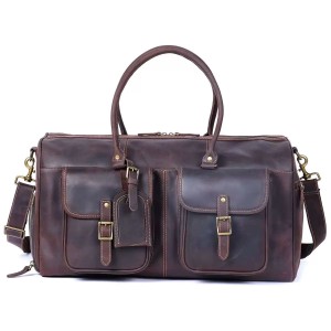 Travel multifunctional bag genuine leather vintage Travel multifunctional bag genuine leather vintage