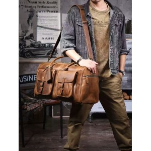 Genuine leather travel multifunctional bag Genuine leather travel multifunctional bag